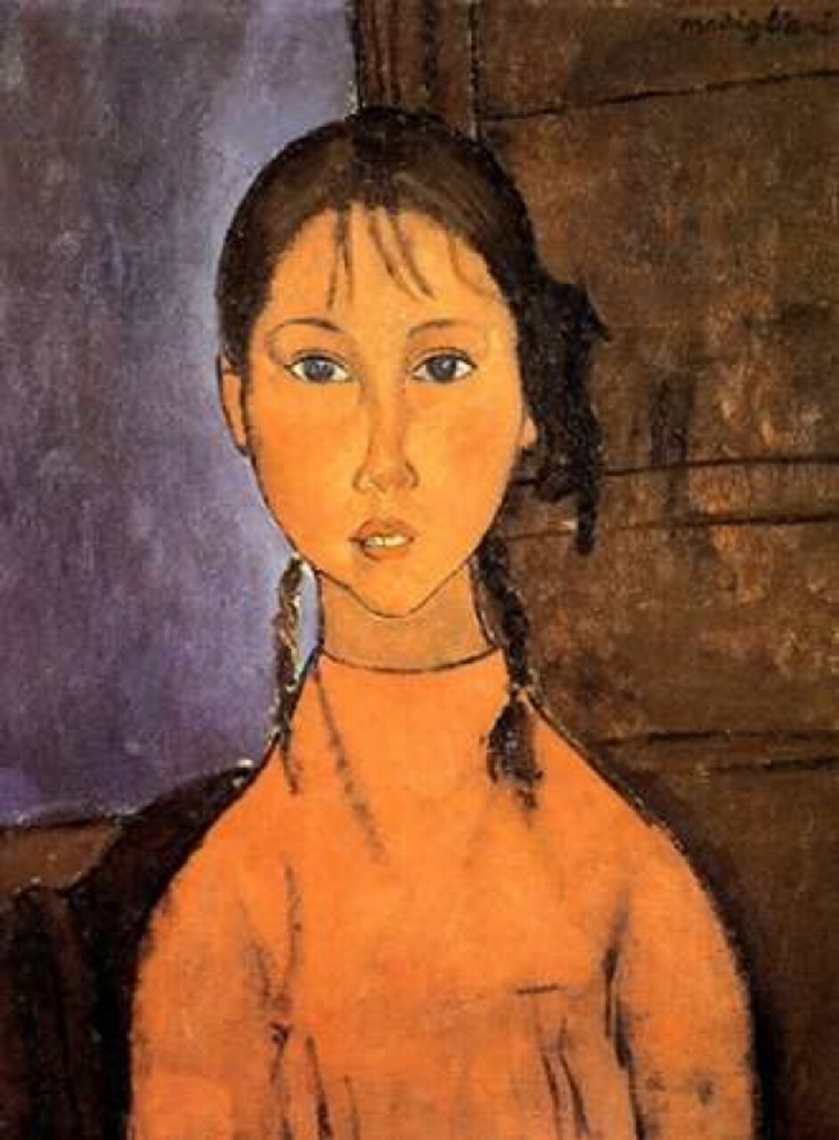 Girl With Braids Poster Print by Amedeo Modigliani - Item # VARPDX373648